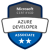 Microsoft Certified: Azure Developer Associate badge